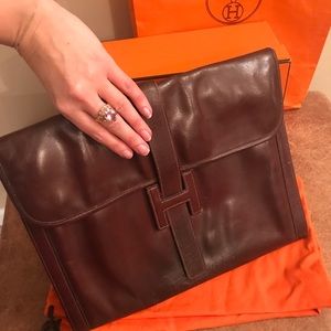 Hermès jige clutch